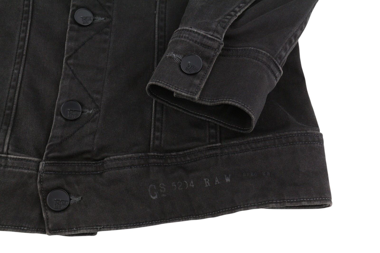 G-Star FENDER SLIM TAILOR JKT XS Black Denim Button-Up 86443 Size XS / US 0-2 / IT 36-38 - 5 Thumbnail