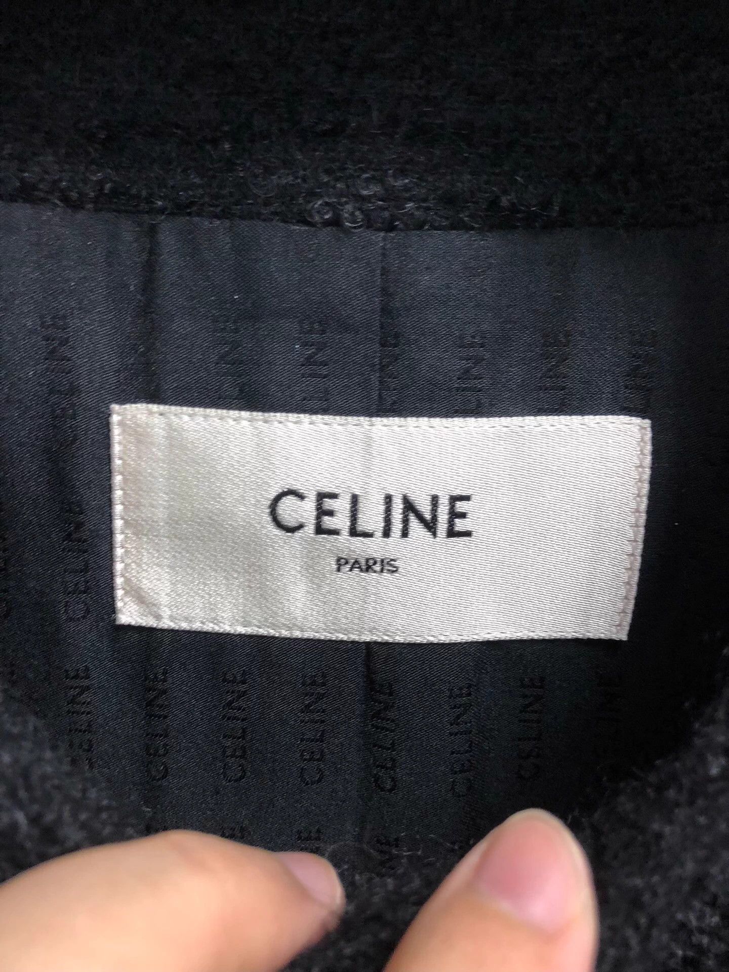 Celine Celine FW21 tweed 6-button blazer women's black 38 Size S / US 4 / IT 40 - 4 Thumbnail