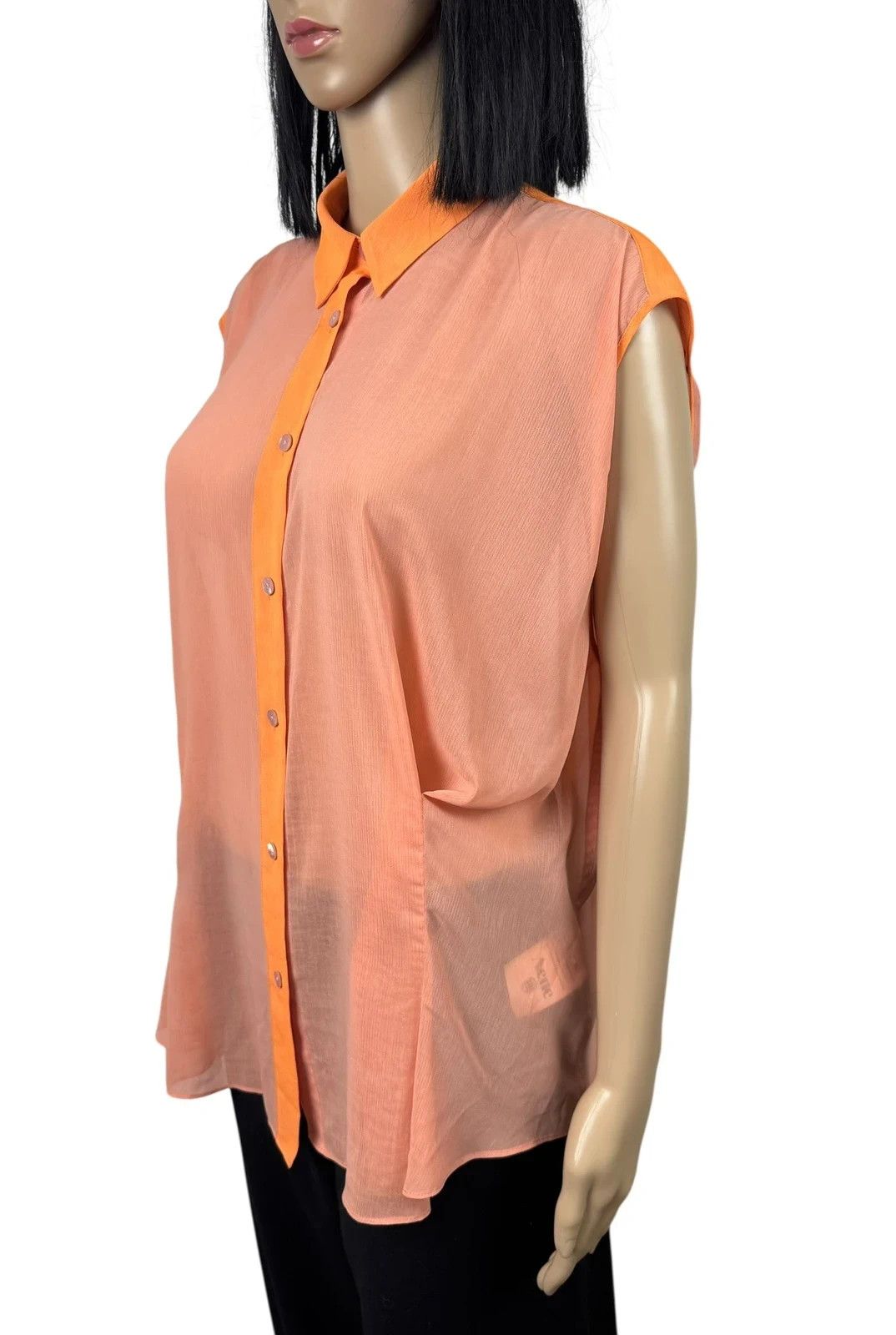 Acne Studios Acne Transparent Blouse Sleeveless size 38 Size S / US 4 / IT 40 - 4 Thumbnail