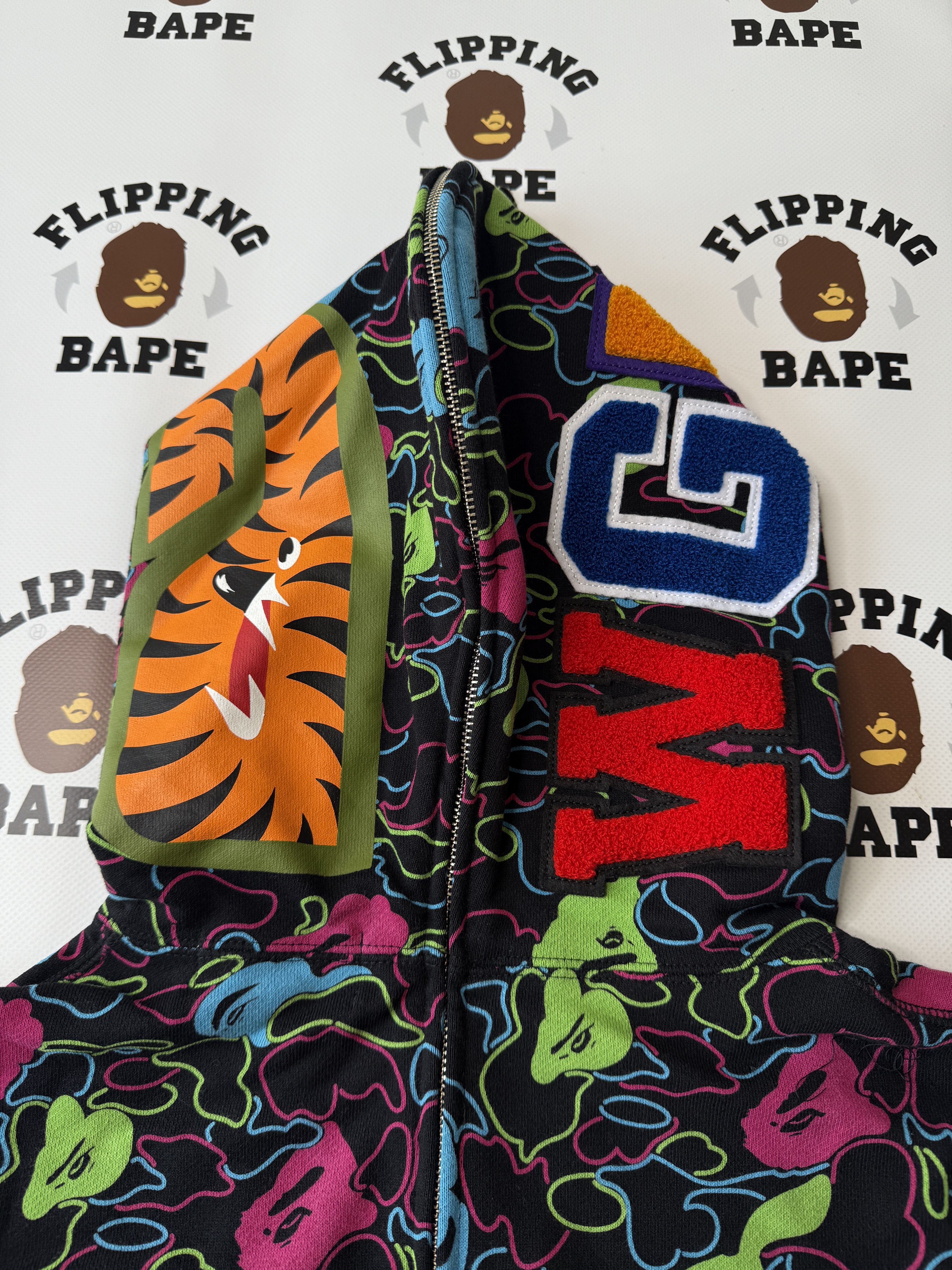 Bape BAPE LAS VEGAS SEPARATE SHARK FULL ZIP HOODIE Size US M / EU 48-50 / 2 - 7 Thumbnail