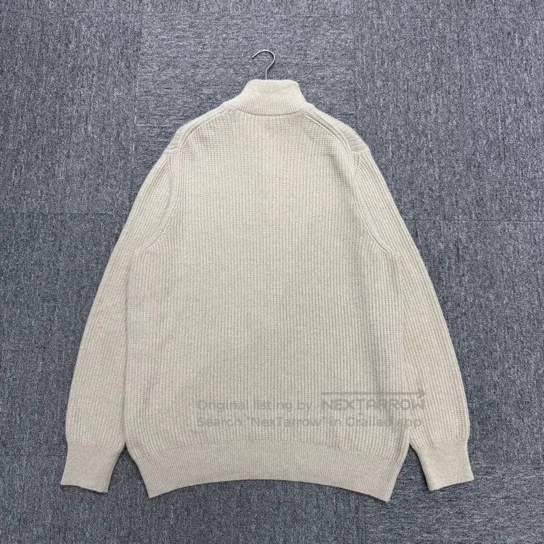 Loro Piana Loro Piana Beige Knit Sweater. Size US XL / EU 56 / 4 - 5 Thumbnail
