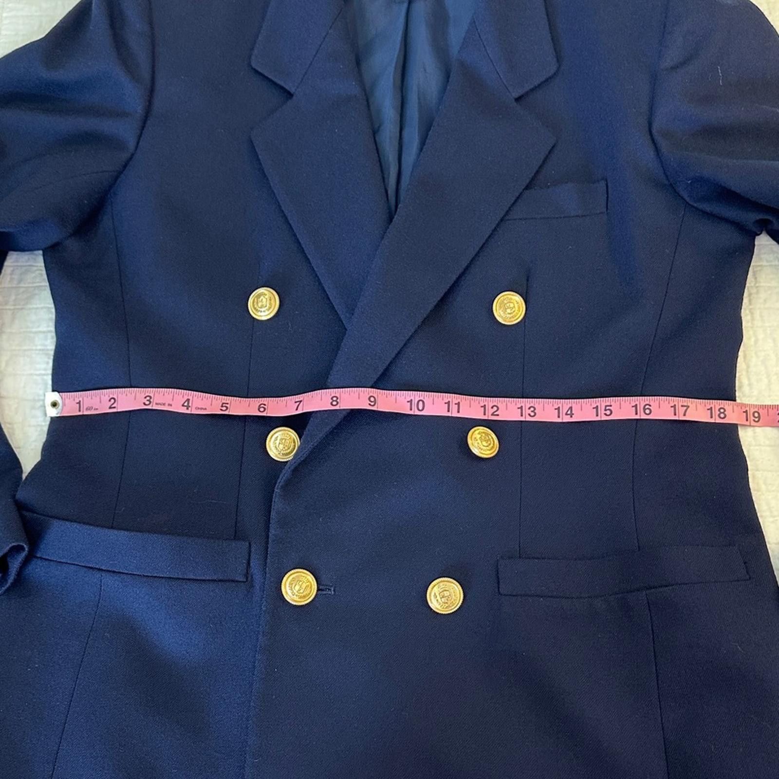 Other Liz Claiborne Collection Union Made sz 8 100% Wool Blazer Size L / US 10 / IT 46 - 9 Thumbnail