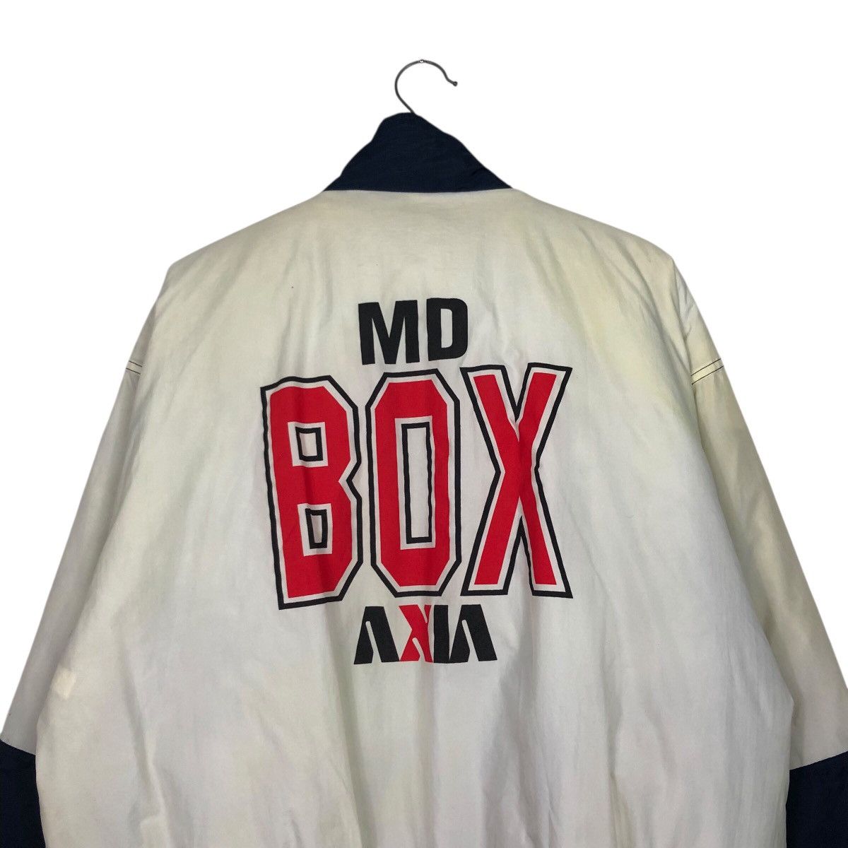 Japanese Brand 📌Vintage Bomber Jacket Sportswear Md Box Axia Big Logo Size US L / EU 52-54 / 3 - 10 Thumbnail