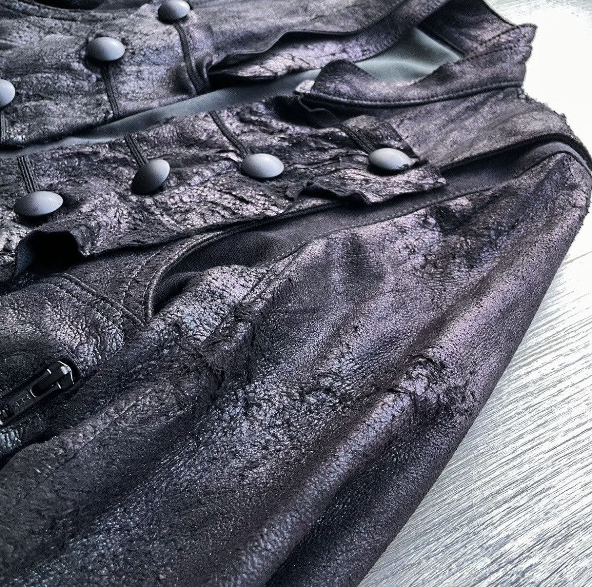 ジャケット・アウター ifsixwasnine mud squardon riders HYDE Ifsixwasnine Mud Squadron Riders Jacket A leather jacket that