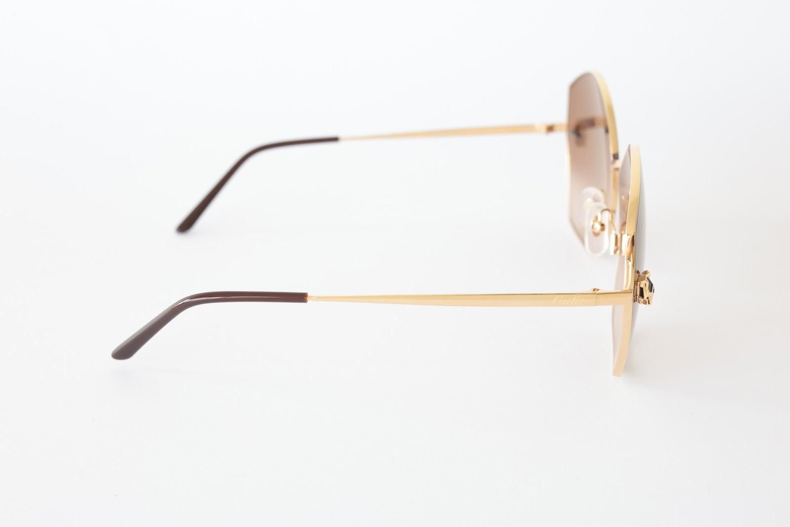 Cartier New Cartier eyewear optical sunglasses CT0356S 002 gold Size ONE SIZE - 6 Thumbnail