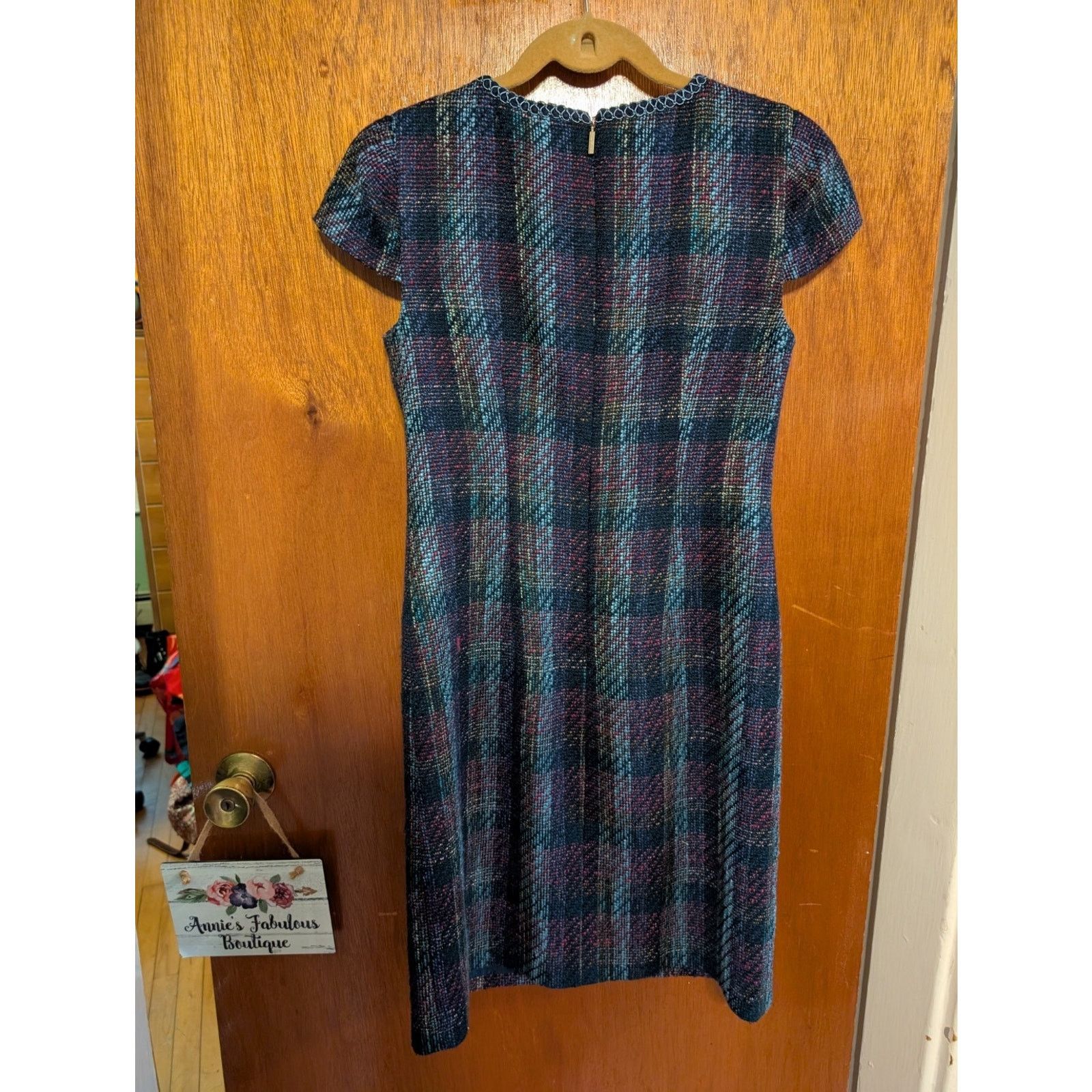Karl Lagerfeld Karl Lagerfeld Paris Tweed Boucle Sheath Dress Size 2 Size XS / US 0-2 / IT 36-38 - 3 Thumbnail