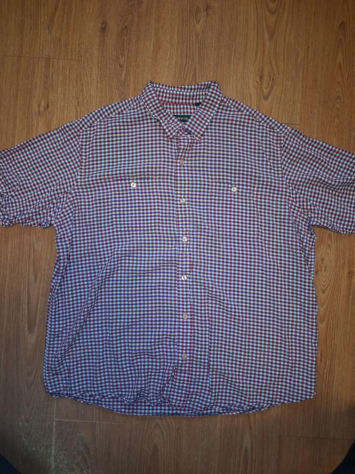 Orvis Orvis Button Up Shirt Mens XXL Multicolor Gingham Check Size US XXL / EU 58 / 5 - 1 Thumbnail