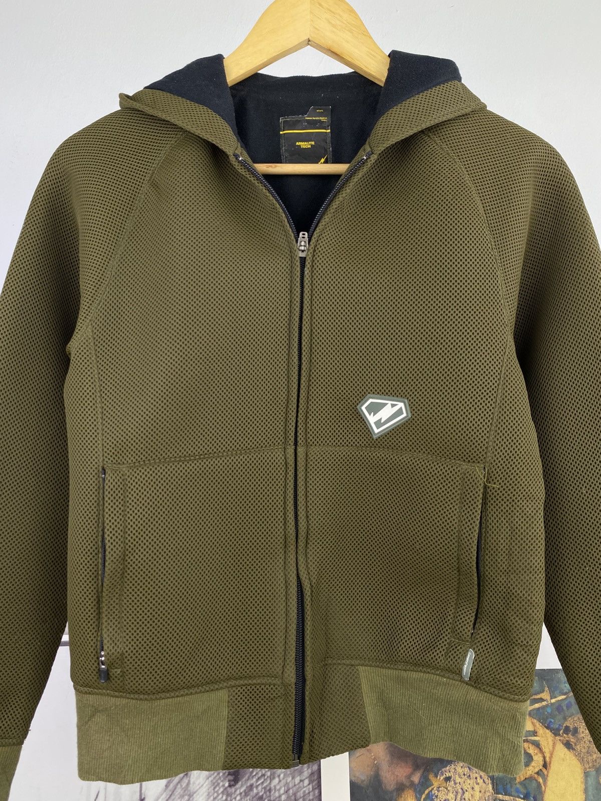 Wtaps Wtaps Armalite Tech Zipper Hoodie Green Size XS Size US XS / EU 42 / 0 - 2 Thumbnail