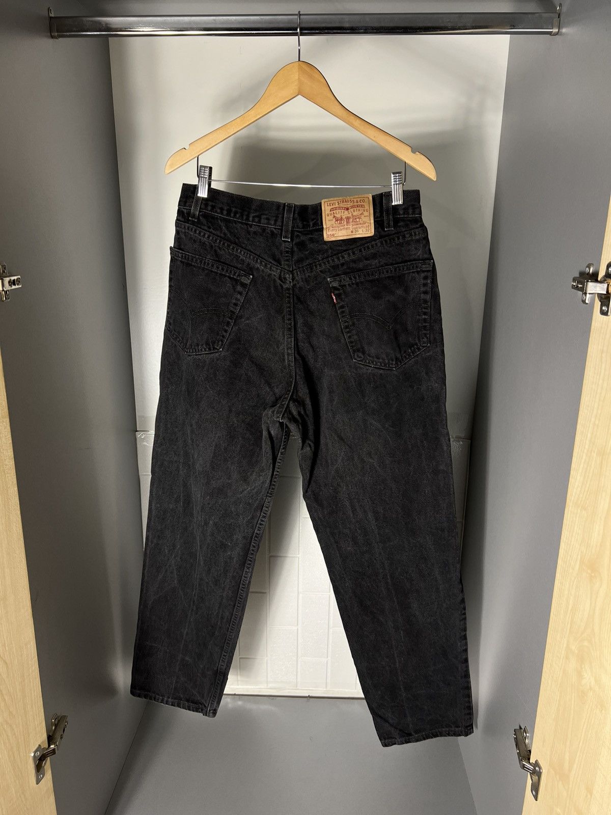 Levi's Vintage Clothing VINTAGE LEVIS 550 MADE IN USA DENIM JEANS RETRO CASUAL 90s Size US 36 / EU 52 - 16 Thumbnail