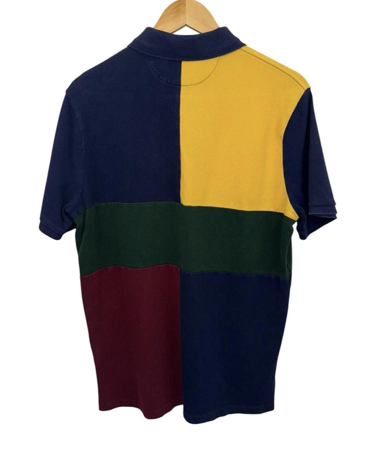 Polo Ralph Lauren Polo Ralph Lauren Spell Out Color Block Pinwheel Polo M Size US M / EU 48-50 / 2 - 4 Thumbnail