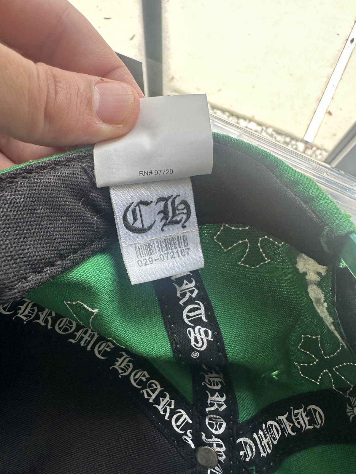 Chrome Hearts Chrome hearts CH hat green Size ONE SIZE - 10 Thumbnail