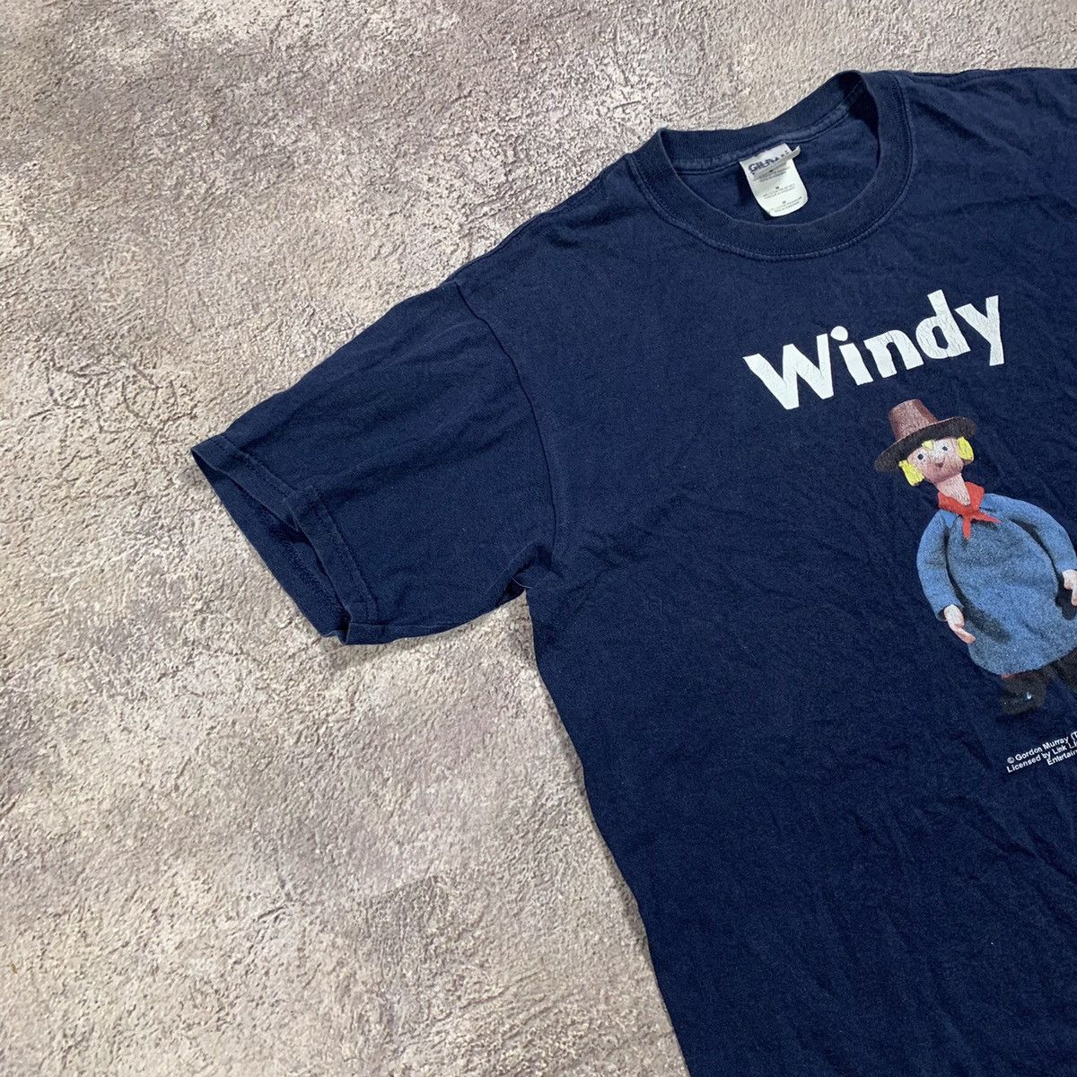 Vintage Vintage Y2K Windy Cartoon Graphic Tee Streetwear Navy Boxy M Size US M / EU 48-50 / 2 - 4 Thumbnail
