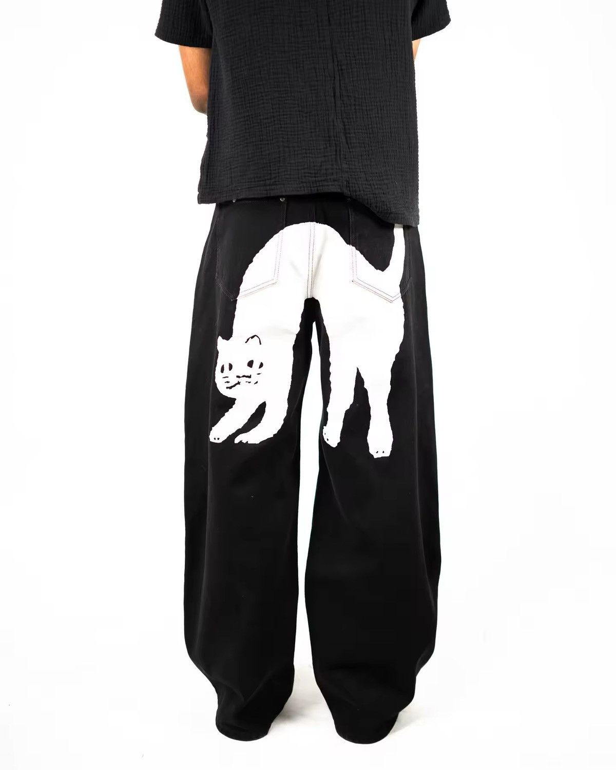 Other Hip Hop Straight Leg Streetwear Embroidered Jeans Size US 32 / EU 48 - 1 Thumbnail