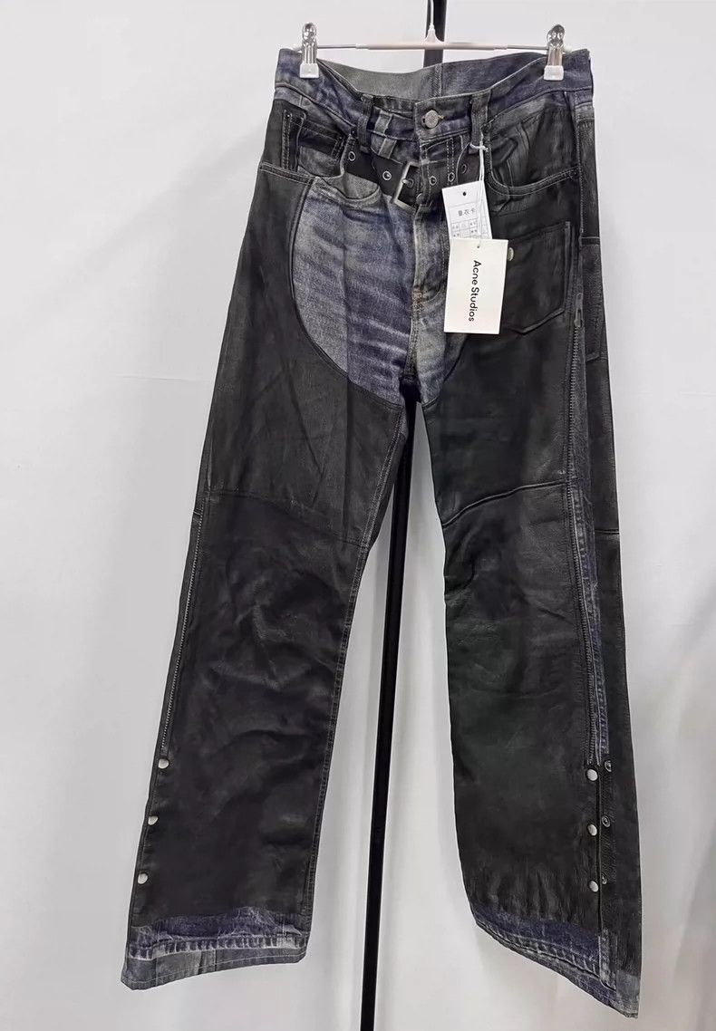 Acne Studios Acne Studios 3D Print Loose Jeans- DMC Size US 31 - 1 Thumbnail