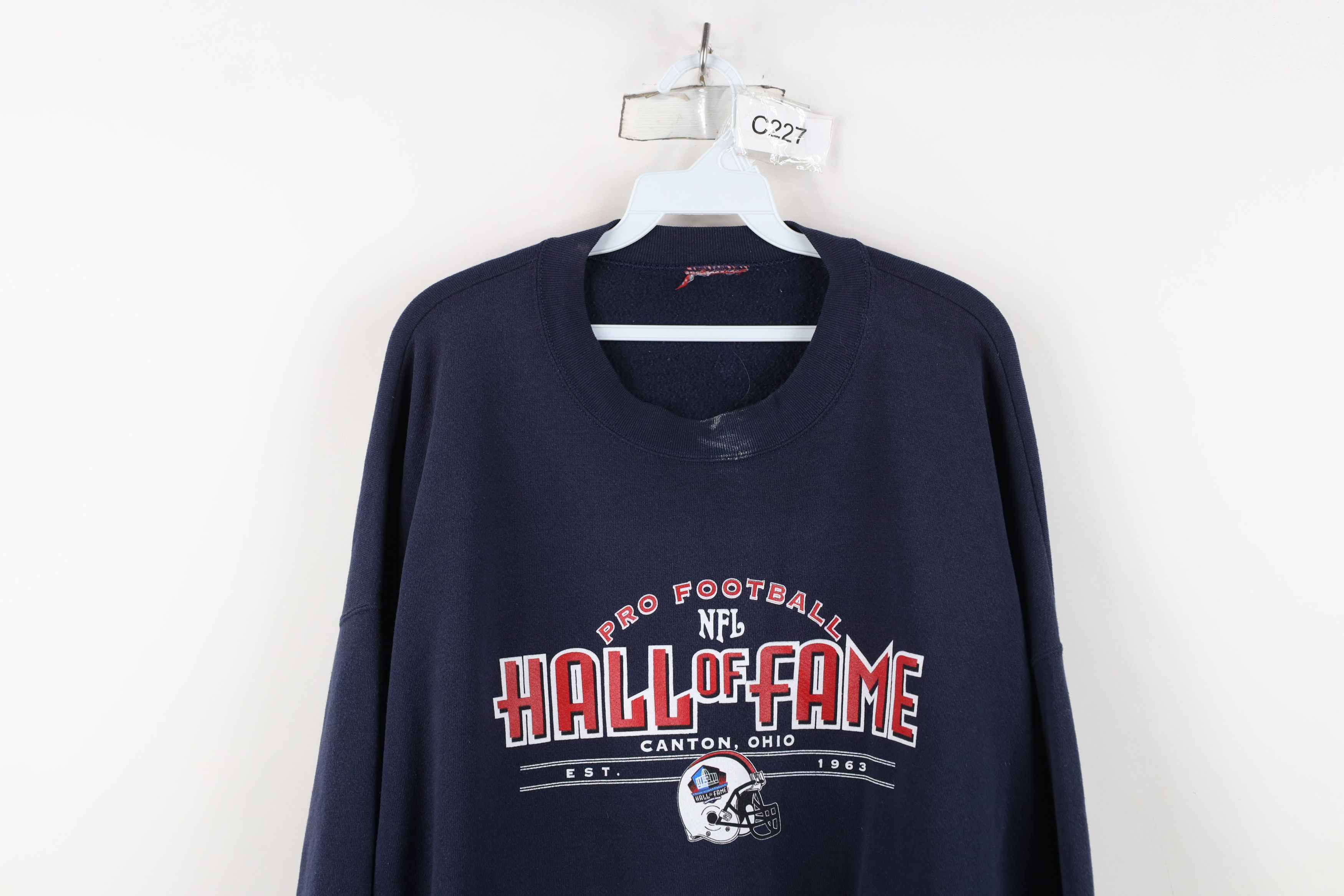 Vintage Vintage 90s Pro Football Hall of Fame Crewneck Sweatshirt Size US XXL / EU 58 / 5 - 2 Thumbnail