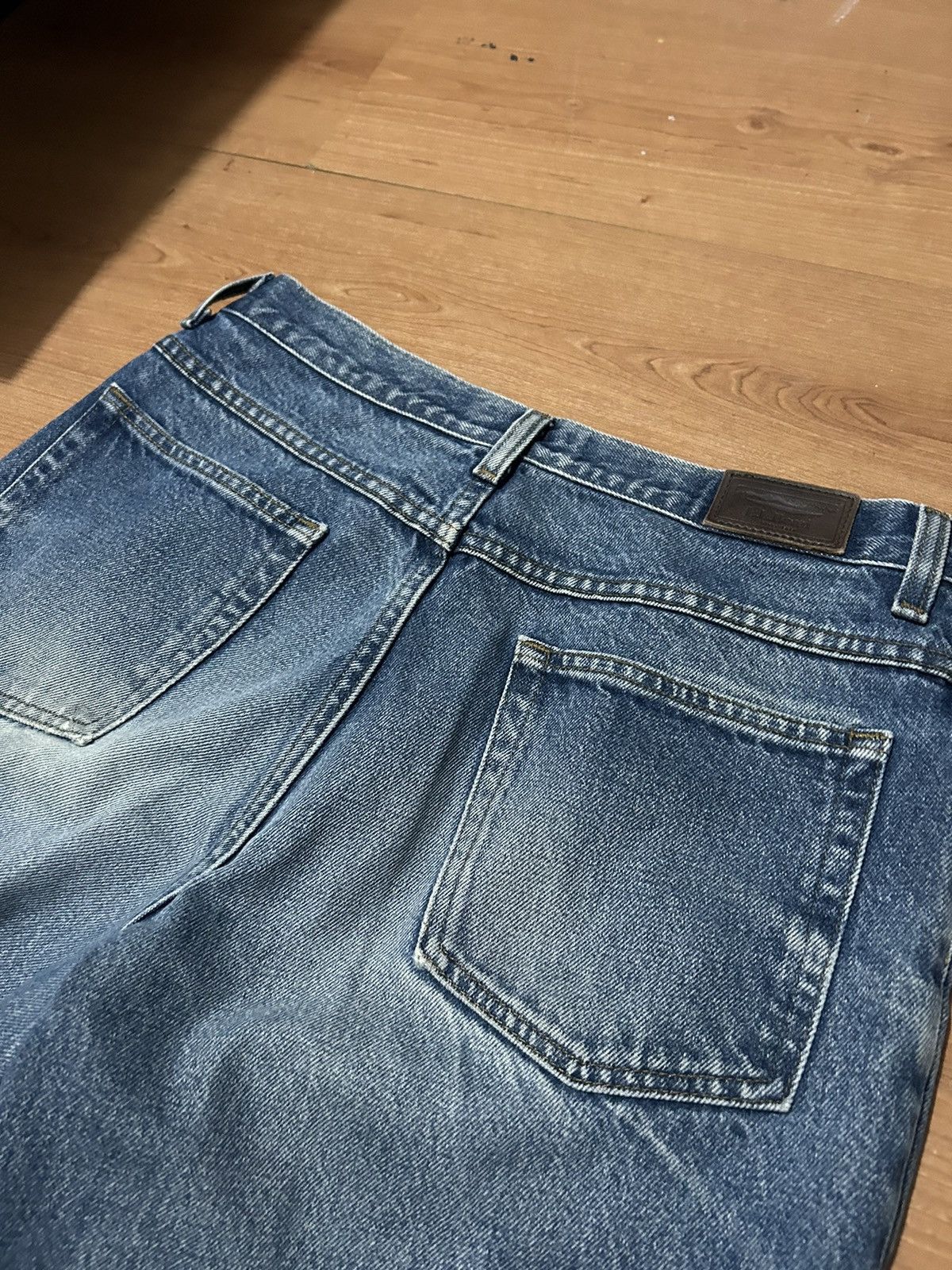 L.L. Bean × Vintage Crazy Faded Vintage L.L.Bean Denim Size US 34 / EU 50 - 8 Thumbnail