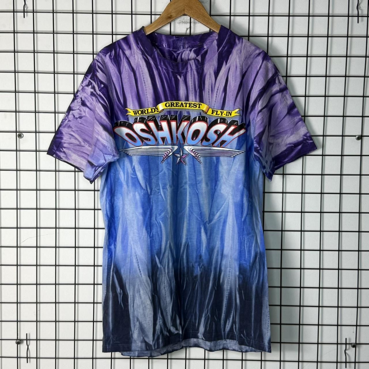 Vintage Vintage 1993 Aviation T shirt Single Stitch Size US L / EU 52-54 / 3 - 1 Thumbnail
