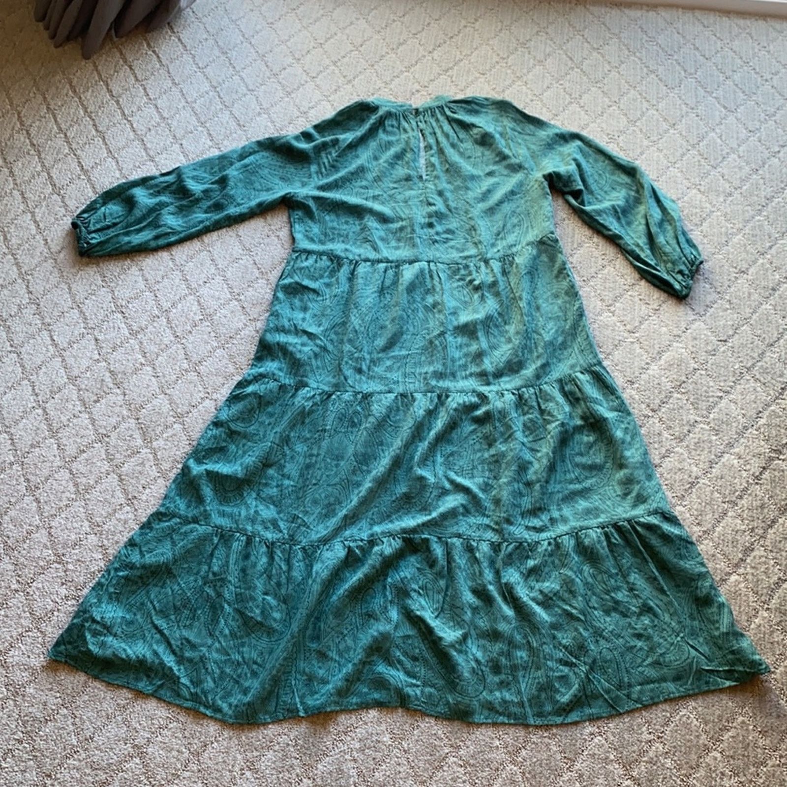 Other A New Day green black paisley pockets dress cottage core Size S / US 4 / IT 40 - 6 Thumbnail