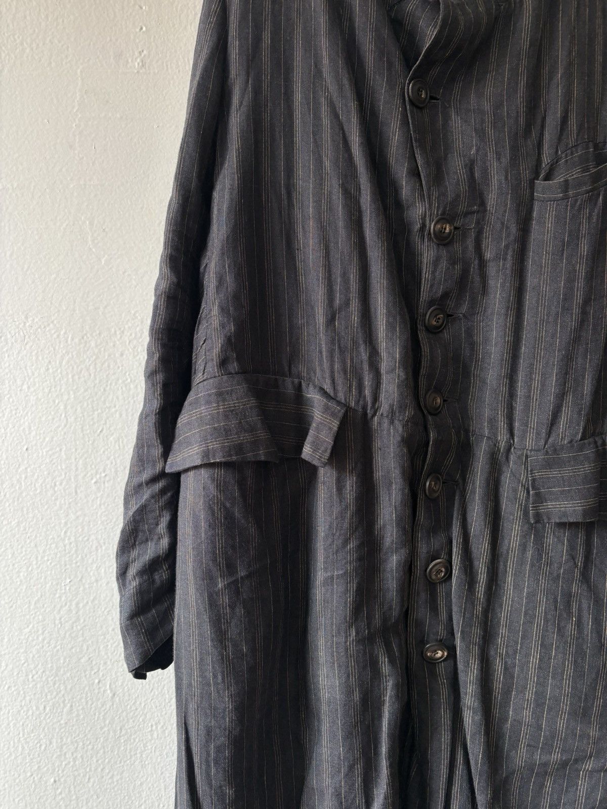 John Alexander Skelton Linen single breasted frock coat Size US M / EU 48-50 / 2 - 3 Thumbnail