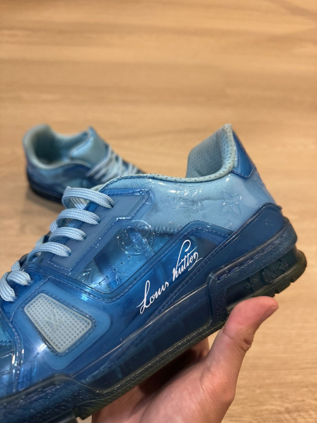 Louis Vuitton Louis Vuitton Transparent Trainers Size US 7.5 / EU 40-41 - 2 Thumbnail