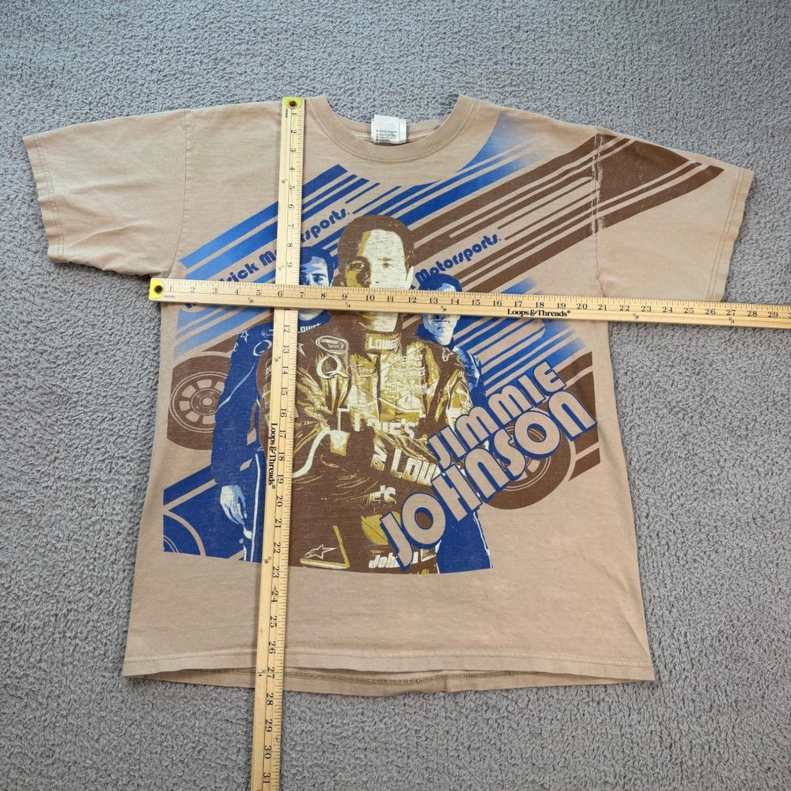 Chase Authentics Vintage Jimmie Johnson Hendrick Motorsports NASCAR T Shirt L Size US L / EU 52-54 / 3 - 3 Thumbnail