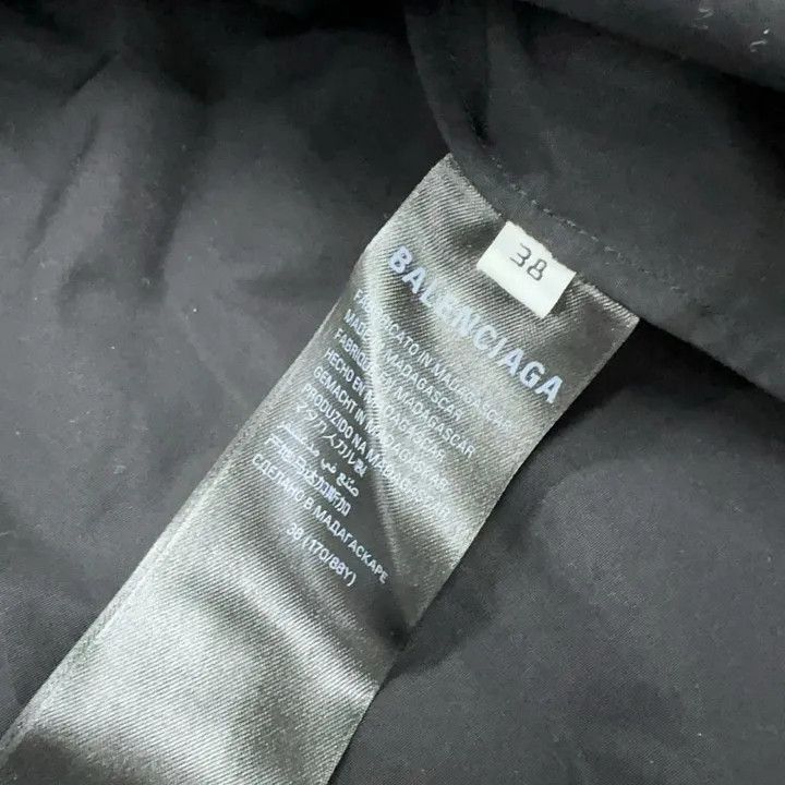 Balenciaga Balenciaga Balenciaga Black Printed Long Sleeve Shirt -250 Size US M / EU 48-50 / 2 - 5 Thumbnail