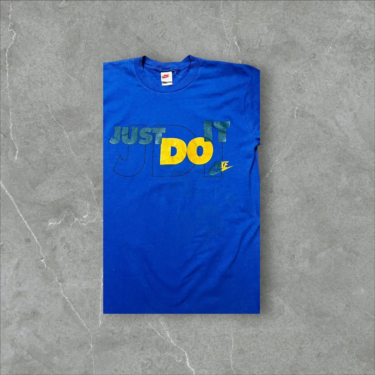 Nike × Vintage Vintage 90’s blue shirt nike Size US XL / EU 56 / 4 - 3 Thumbnail