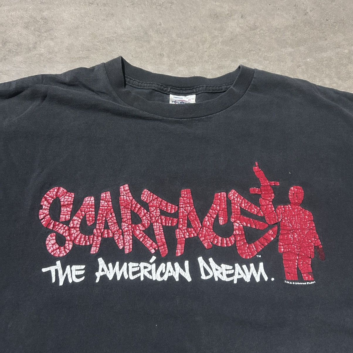 Vintage Vintage scarface the American dream tee shirt Size US XL / EU 56 / 4 - 3 Thumbnail
