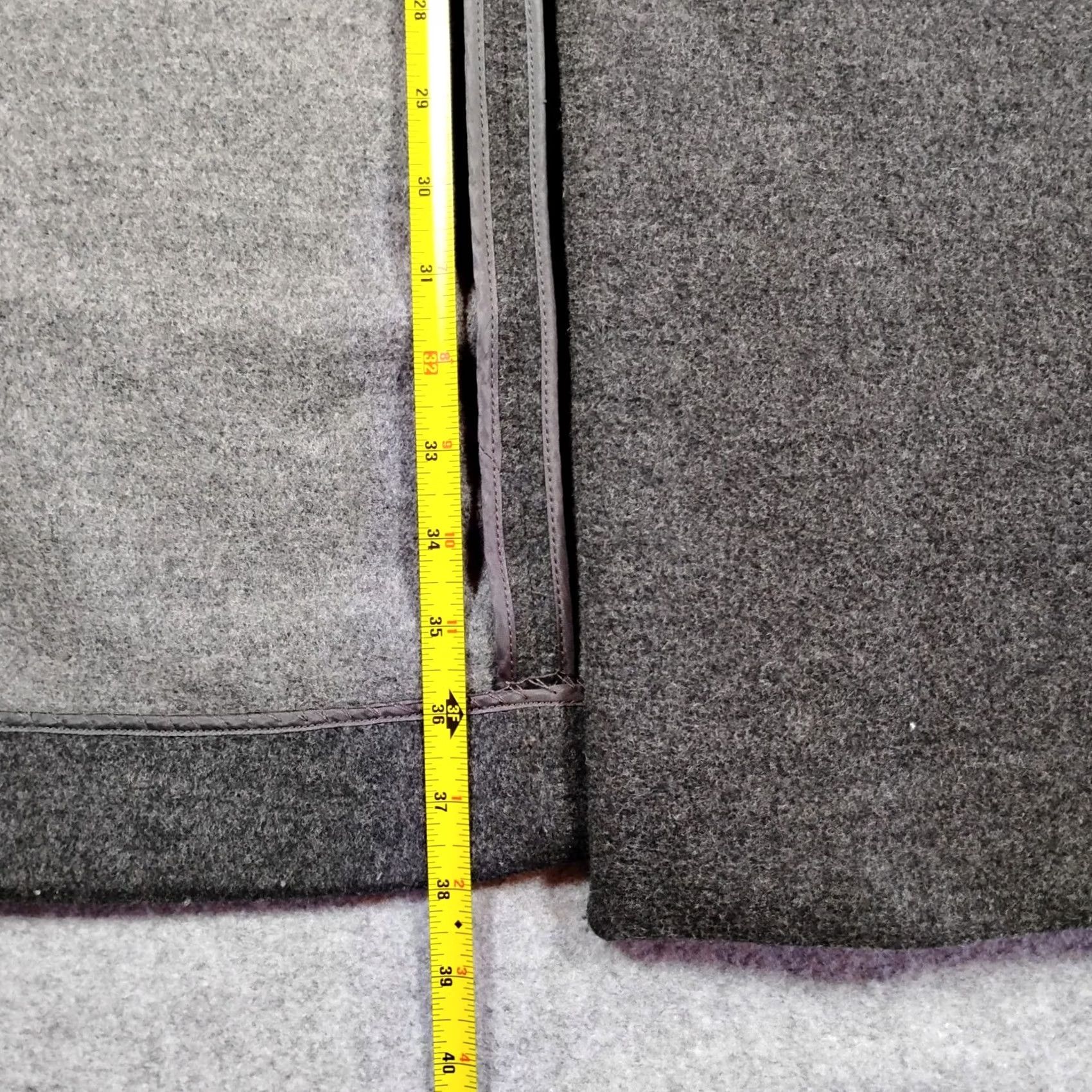 Madewell Madewell Womens Gray Wool Blend Car Coat Jacket S Size S / US 4 / IT 40 - 6 Thumbnail