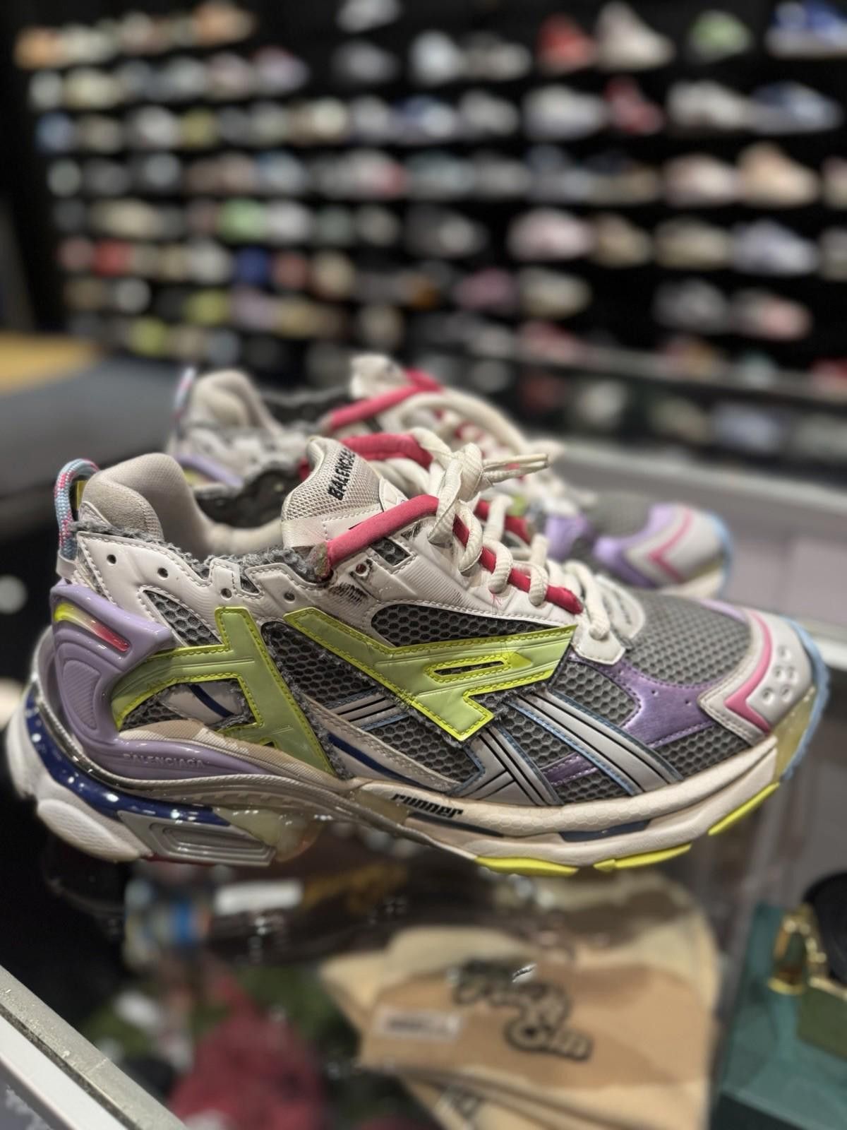 Balenciaga Balenciaga Runner Multicolor Mesh Sneakers $1150 47EU/14US Size US 14 / EU 47 - 8 Thumbnail