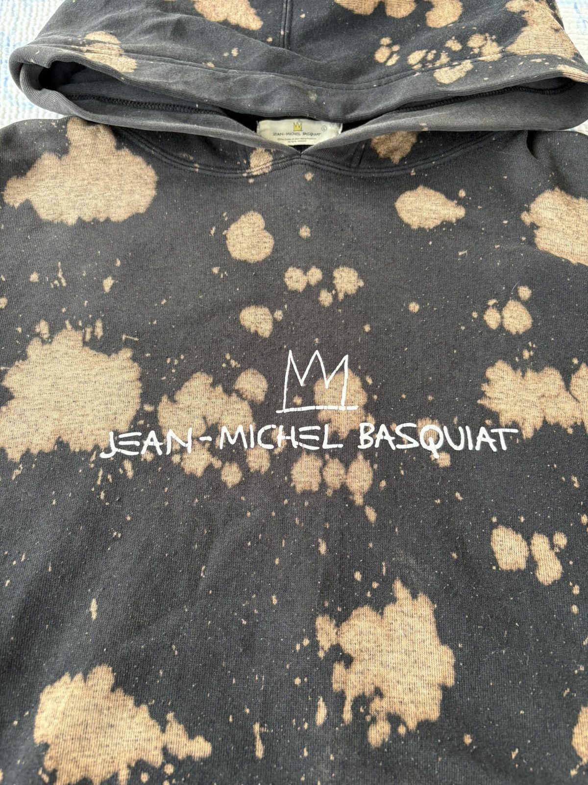 Jean-Michel Basquiat Jean Michel Basquiat Acid Wash Hoodies Size US L / EU 52-54 / 3 - 11 Thumbnail