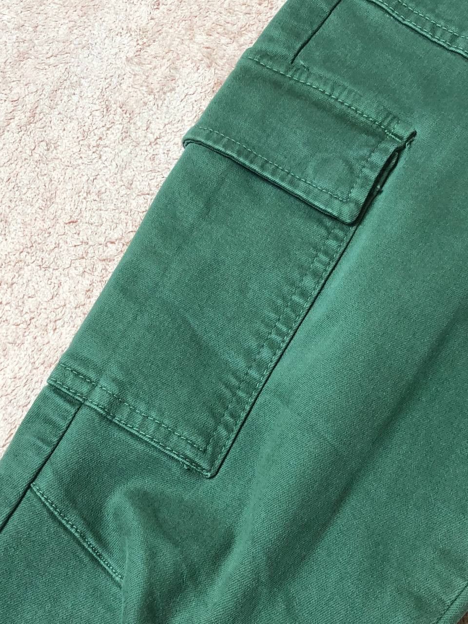 Allsaints × Japanese Brand Allsaints Green Cargo Denim Skinny Jeans Size 28" / US 6 / IT 42 - 18 Thumbnail