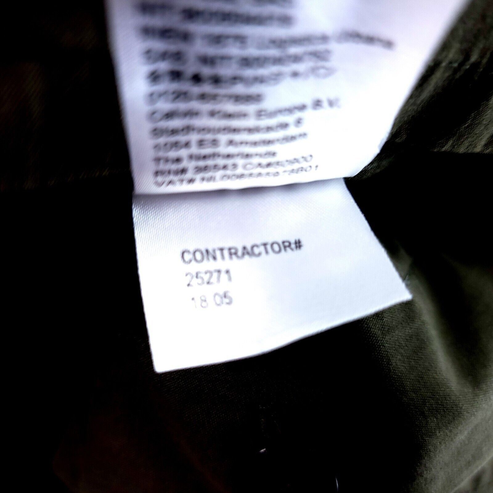 Calvin Klein Calvin Klein Green Large Pocket Front Cotton Collared Dress Size US L / EU 52-54 / 3 - 11 Thumbnail