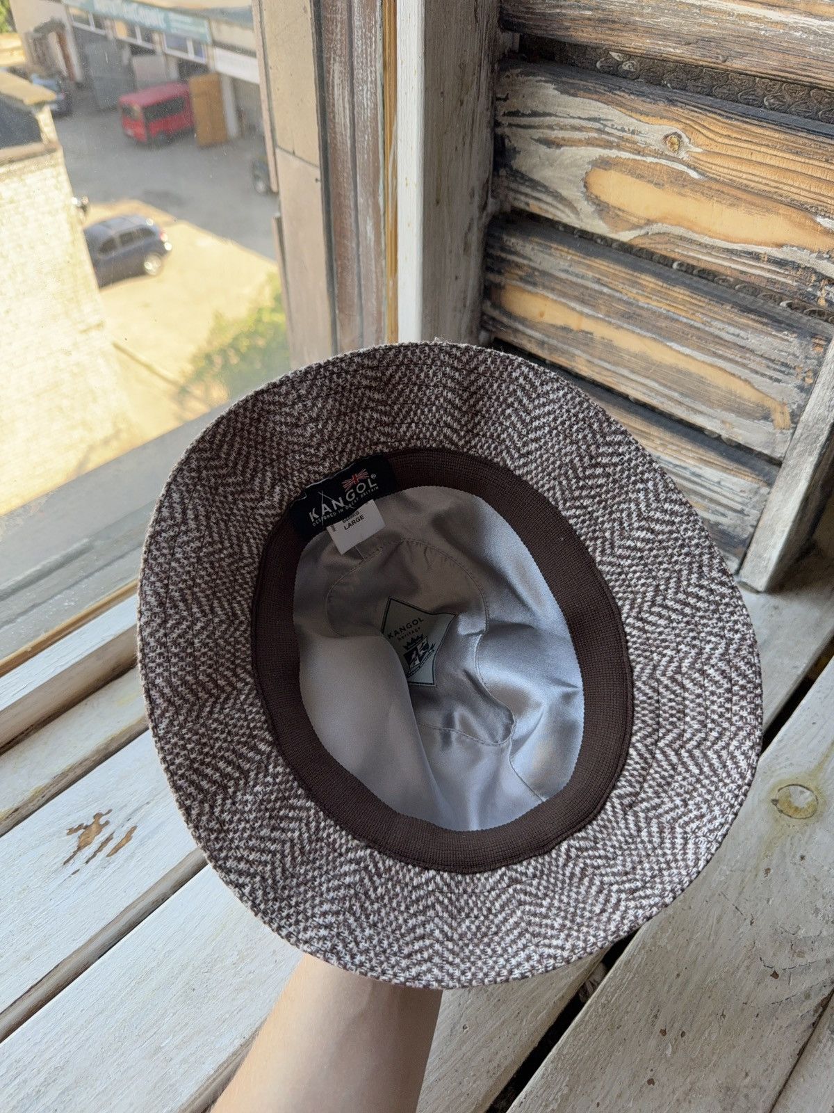 Kangol Kangol Heritage Wool Herringbone Trilby Hat – Size L Size ONE SIZE - 4 Thumbnail