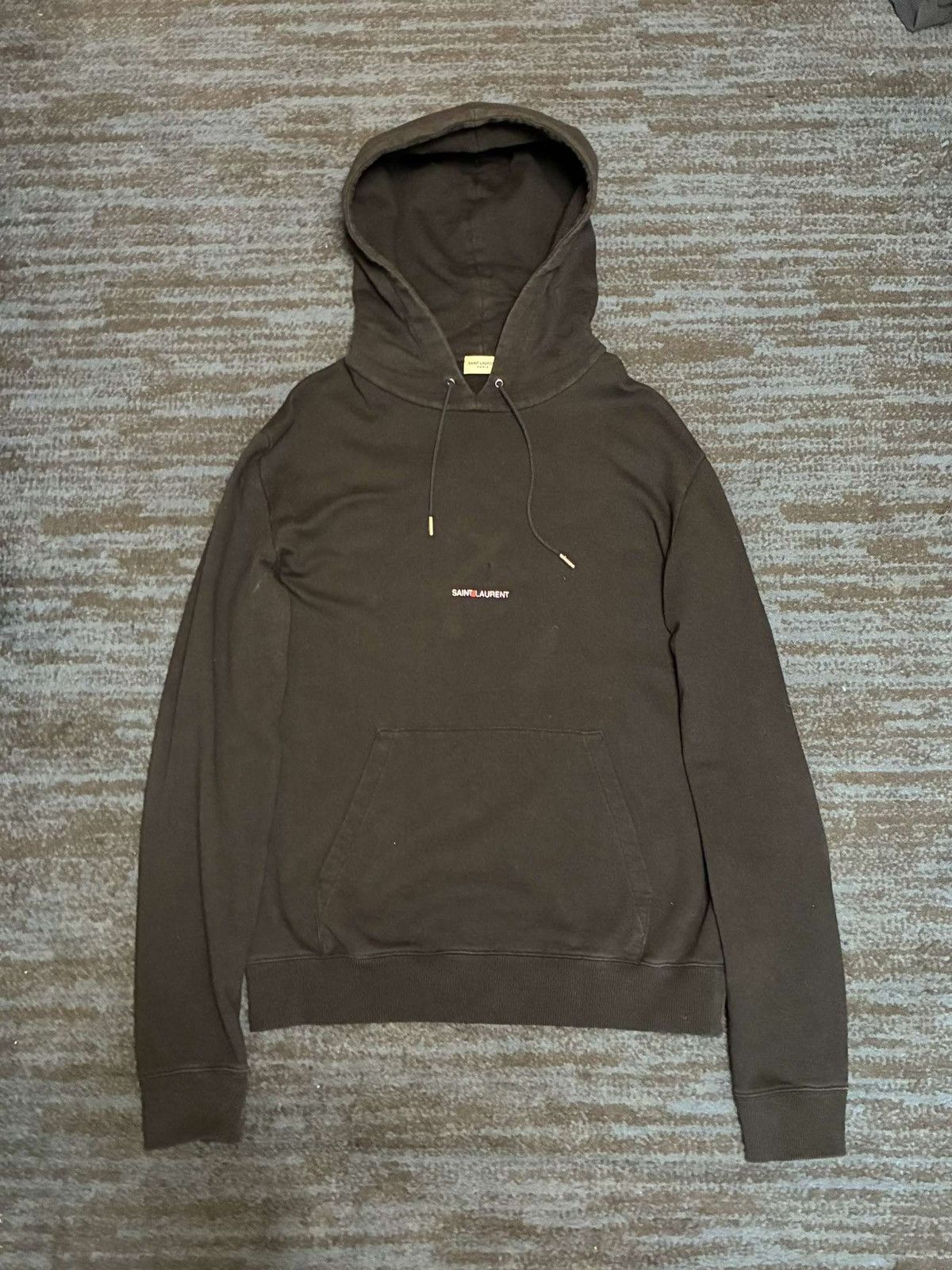 Saint Laurent Paris Saint Laurent Paris Logo Hoodie Size US M / EU 48-50 / 2 - 1 Thumbnail