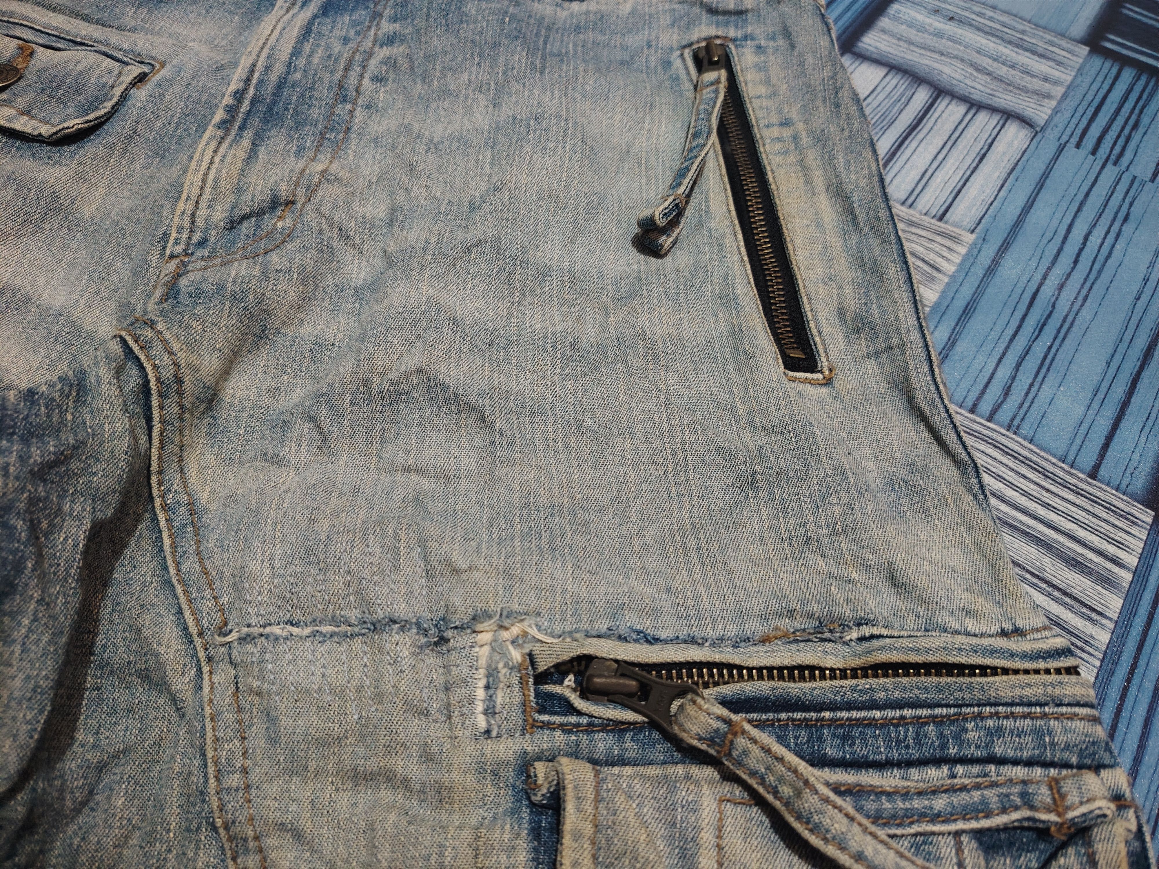 PPFM Japanese PPFM Cargo Tactical Distressed Pants Size US 32 / EU 48 - 6 Thumbnail