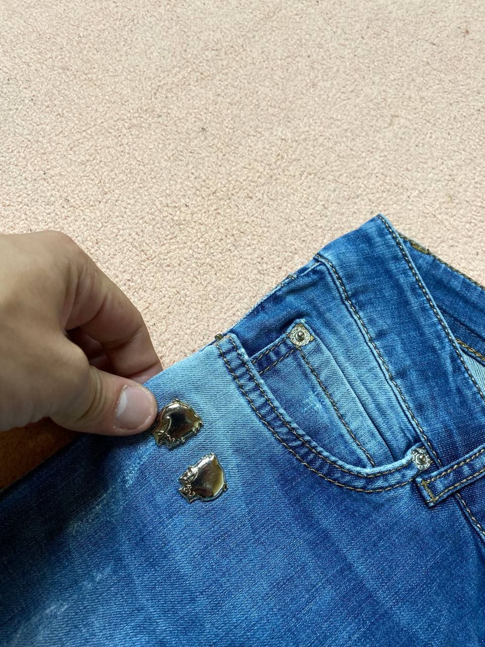 Dsquared2 × Vintage Vintage Distressed Washed Jeans Size 27" / US 4 / IT 40 - 14 Thumbnail
