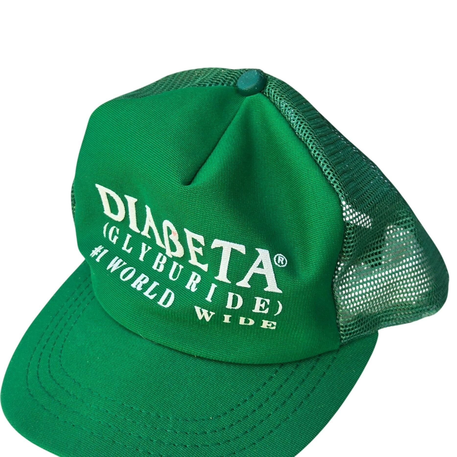 Other Diabeta Glyburide Green Trucker Hat Snapback Adjustable Cap Size ONE SIZE - 8 Thumbnail