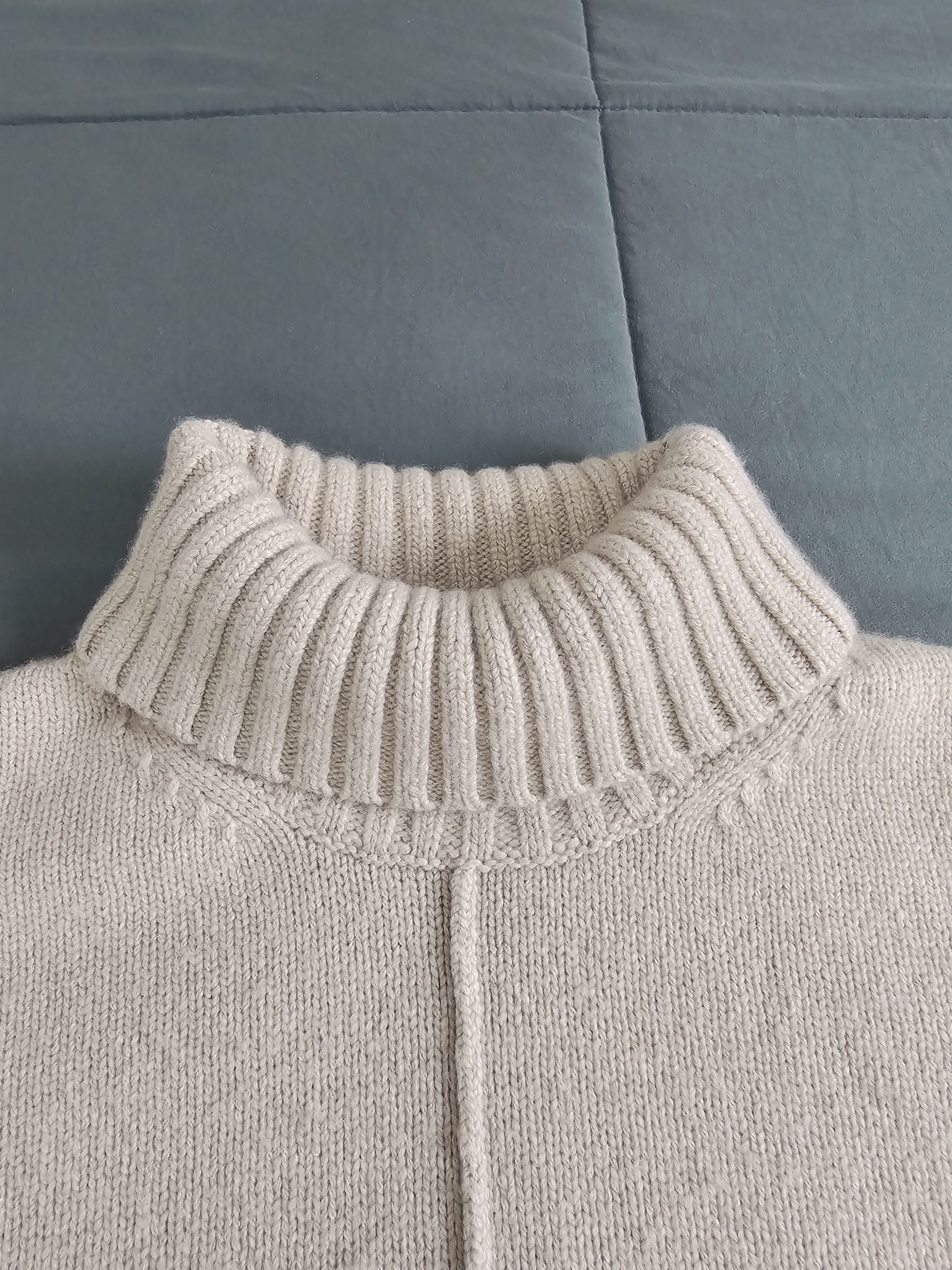 Peter Do Tattoo Cashmere Turtleneck Beige Black Size M / US 6-8 / IT 42-44 - 10 Thumbnail