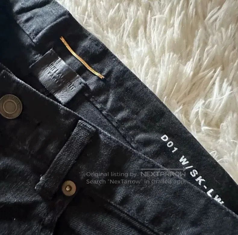 Saint Laurent Paris Saint Laurent SLP Black Distressed Jeans. Size US 29 - 2 Thumbnail