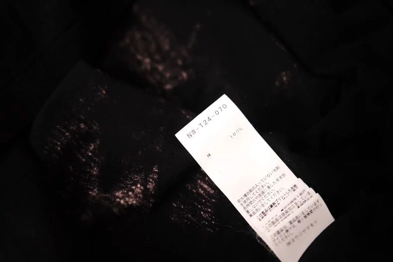 Yohji Yamamoto Yohji Yamamoto Shadow Discharging Short Sleeve Shirt 2505-N Size US M / EU 48-50 / 2 - 6 Thumbnail
