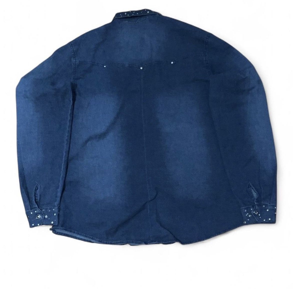 Other Rhinestone Denim Shirt Size US M / EU 48-50 / 2 - 2 Thumbnail