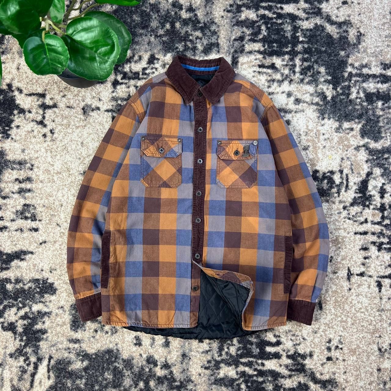 Harley Davidson Harley-Davidson Vintage Y2K Plaid Checkered Button Up Shirt Size US S / EU 44-46 / 1 - 1 Thumbnail