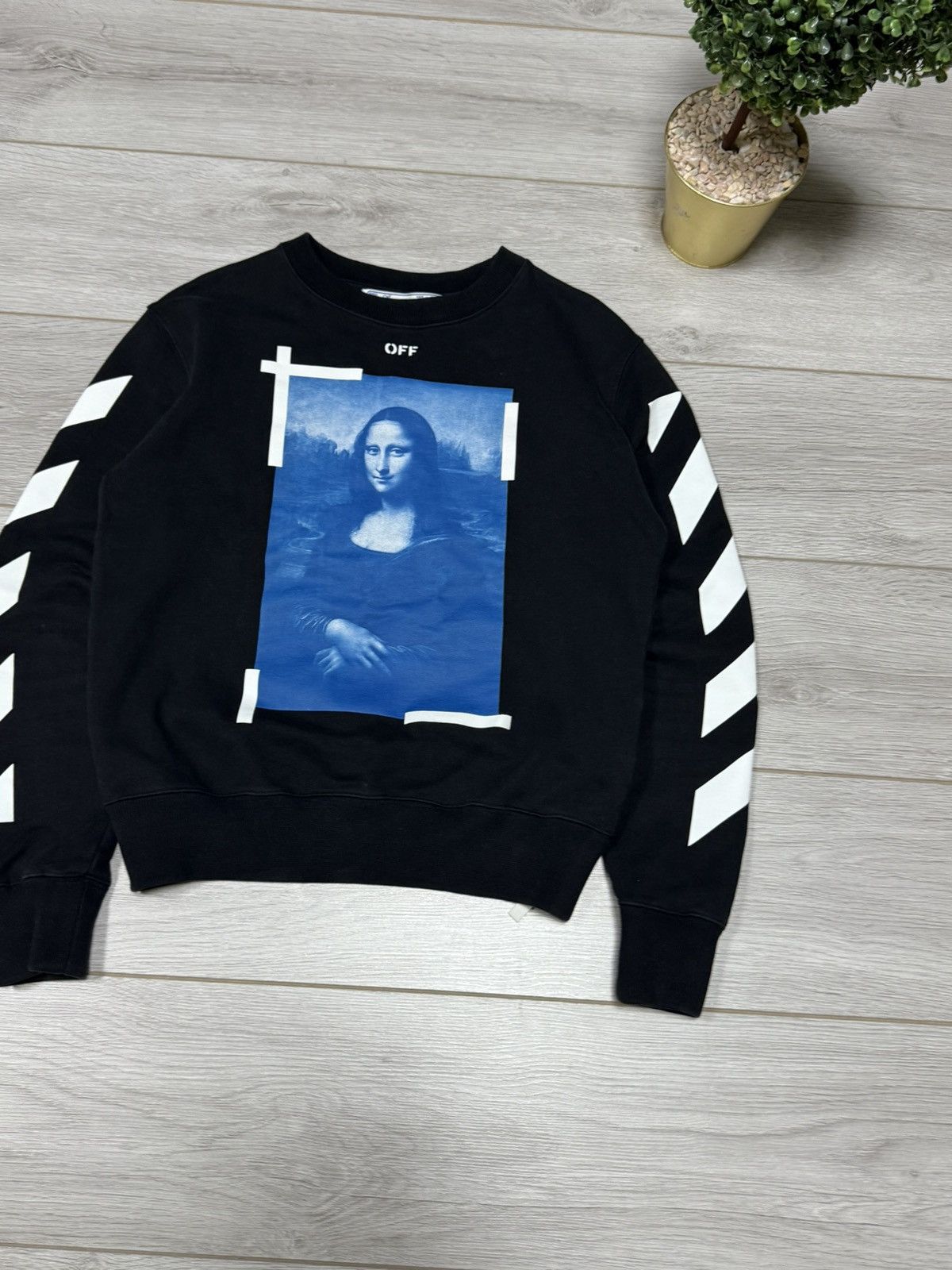 Off-White Off-White Mona Lisa tapes arrows sweatshirt Size US XS / EU 42 / 0 - 3 Thumbnail