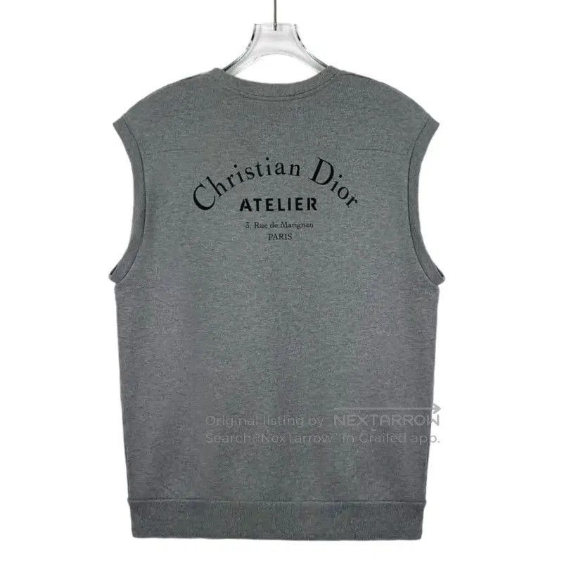 Dior Dior Gray Cotton Women's Sweatshirt . Size XL / US 12-14 / IT 48-50 - 2 Thumbnail