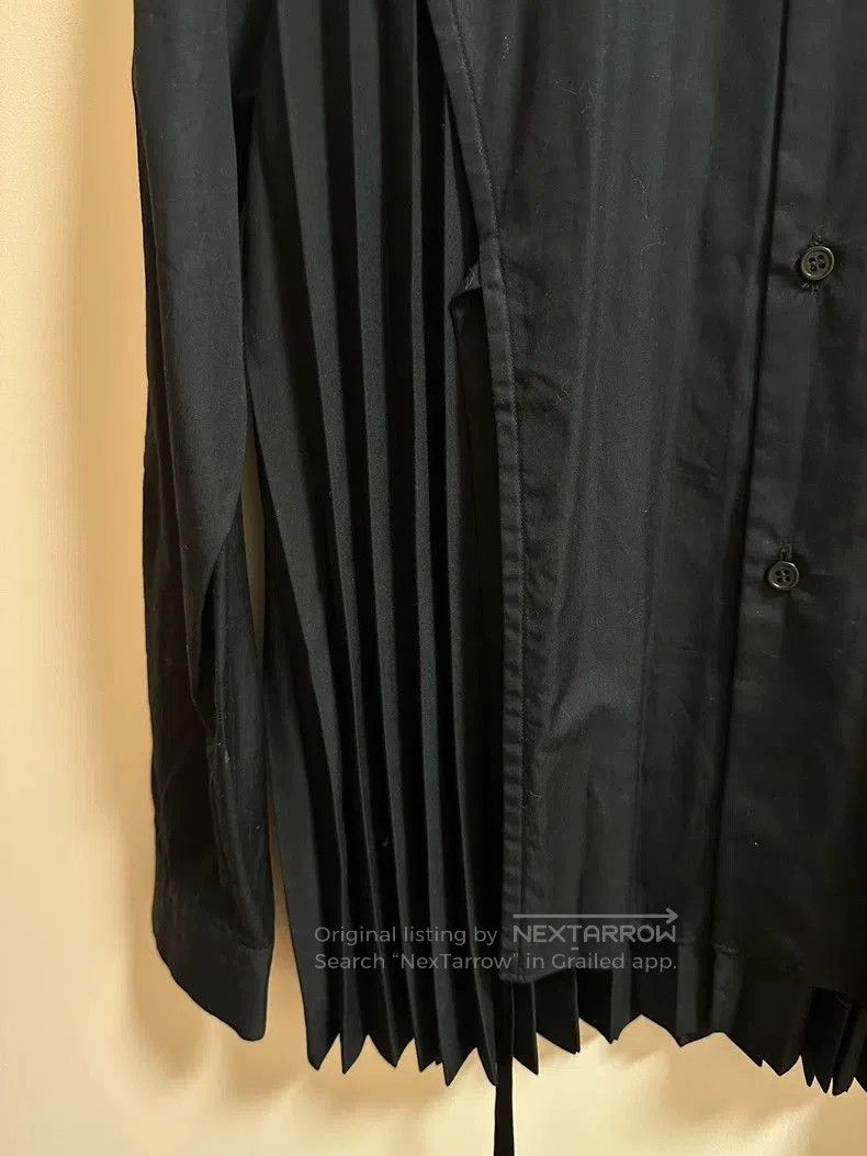 Comme des Garcons Comme des Garçons Noir Kei Ninomiya Pleated Shirt. Size US M / EU 48-50 / 2 - 5 Thumbnail