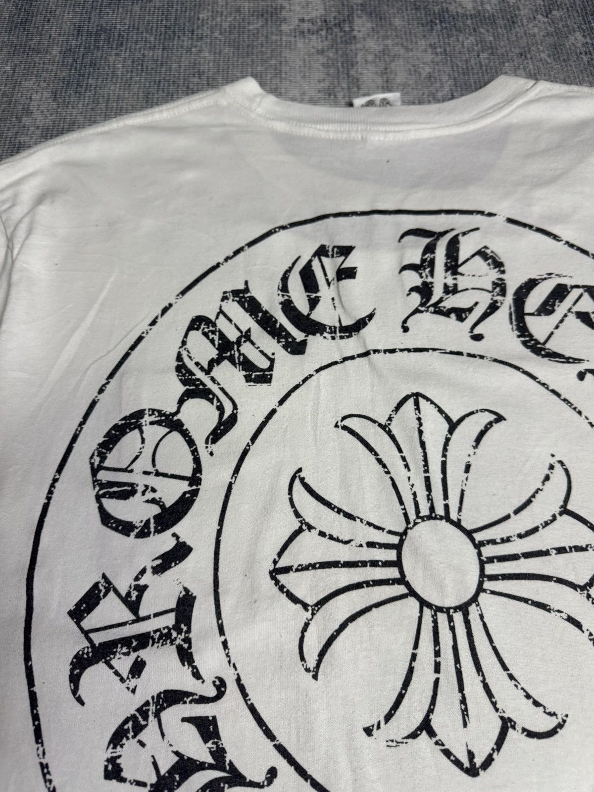 Chrome Hearts VINTAGE! THRASHED! HORSESHOE SCROLL Size US L / EU 52-54 / 3 - 10 Thumbnail
