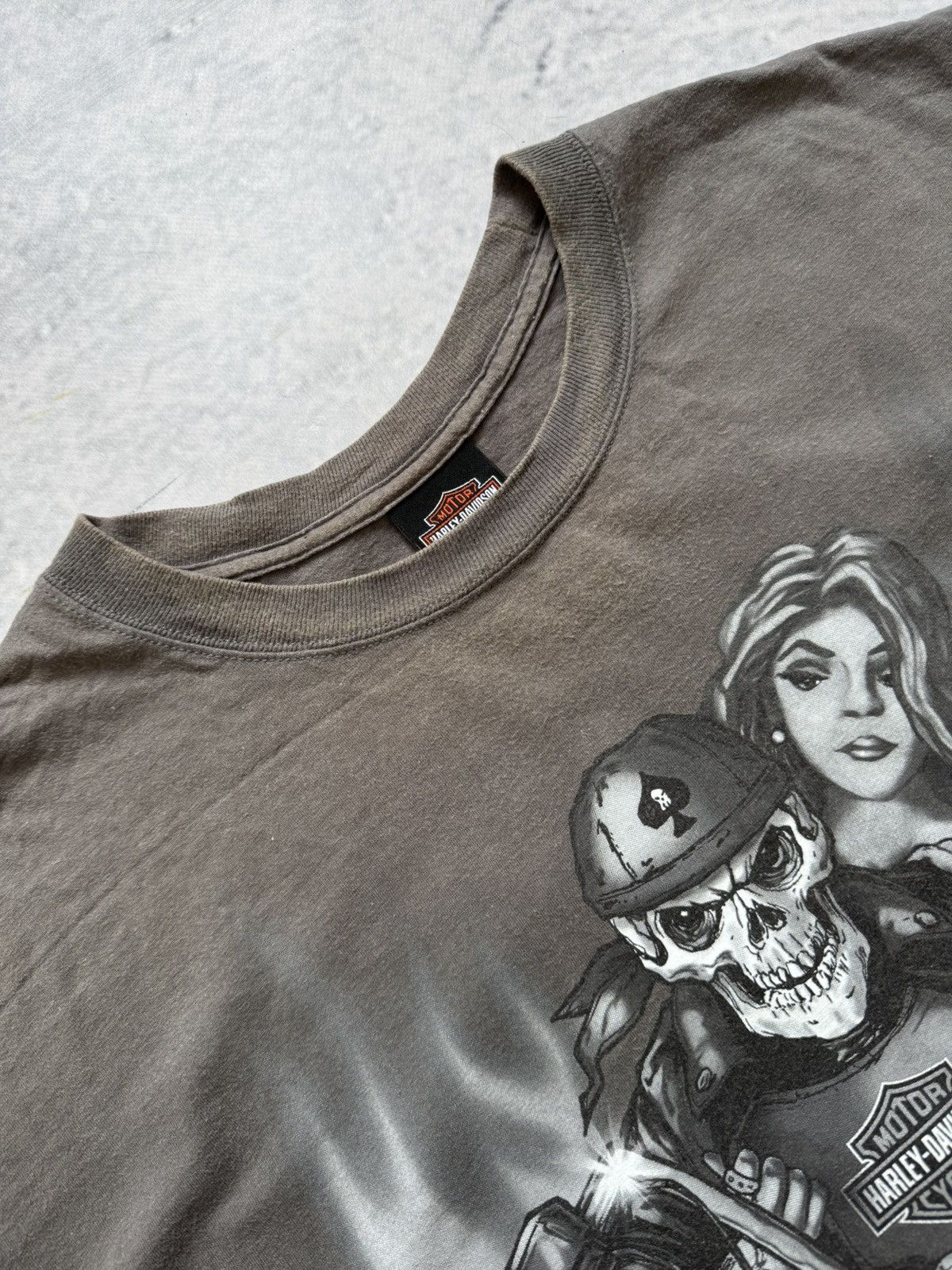 Harley Davidson × Vintage Vintage awesome Racing tee Harley Davidson Ride All Night Size US XXL / EU 58 / 5 - 4 Thumbnail