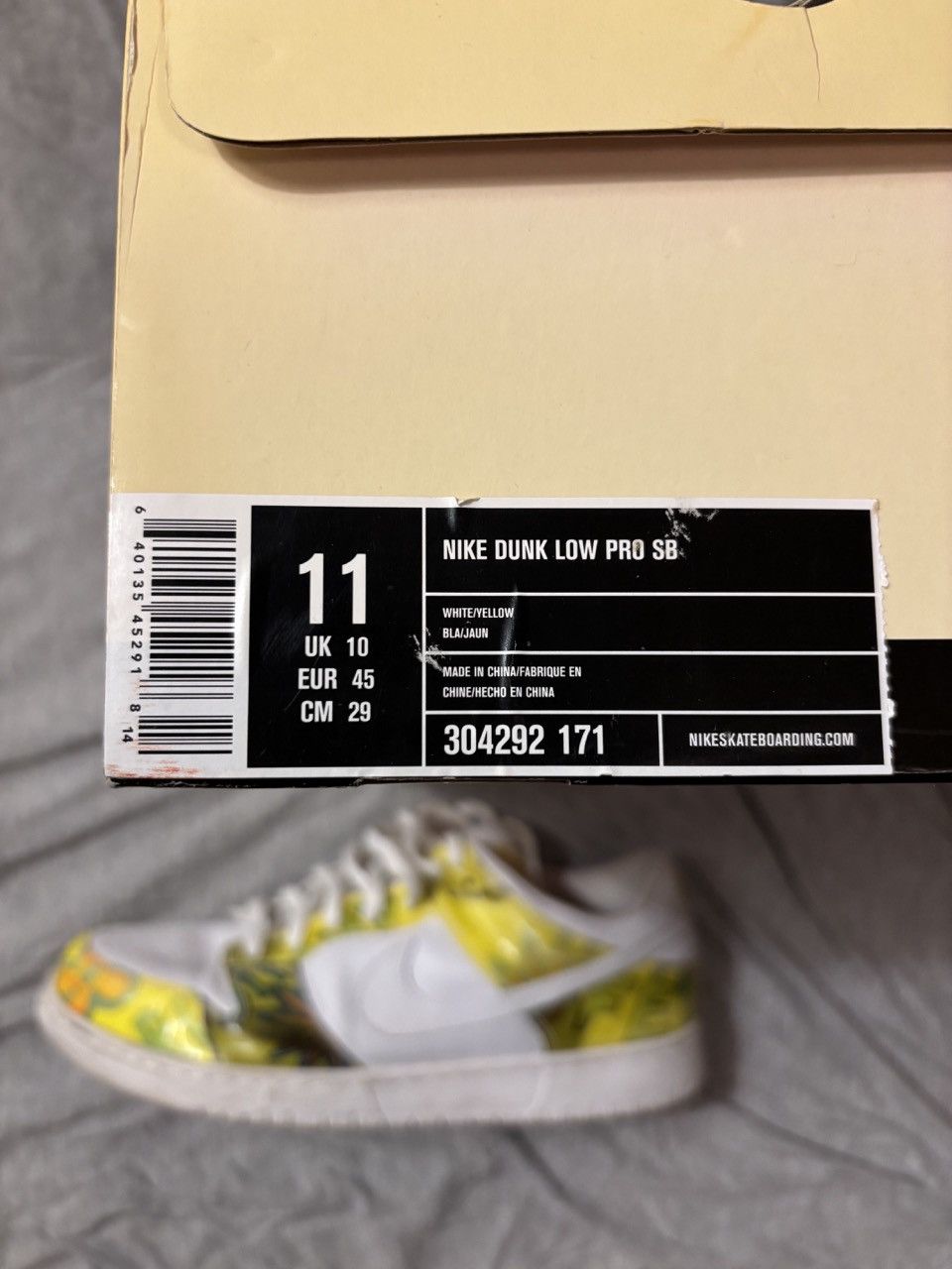 Nike SB Nike Dunk Low Pro SB "de La Soul" 2005 Size US 11 / EU 44 - 10 Thumbnail