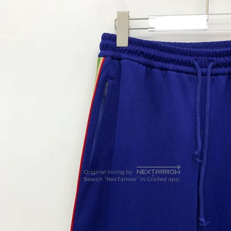 Gucci Gucci SizeS Dark blue side stripe logo embroidered cotton l Size US 29 - 3 Thumbnail